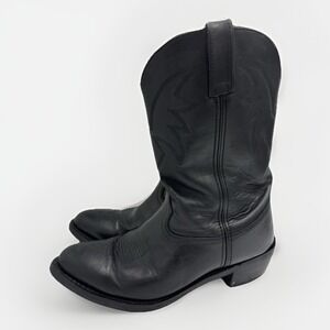 Durango TR760 Black Leather western Cowboy Boots  Men's size 10.5 EE
